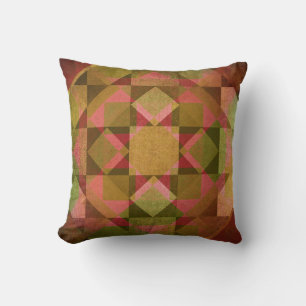 Cool vintage canvas pattern throw pillow