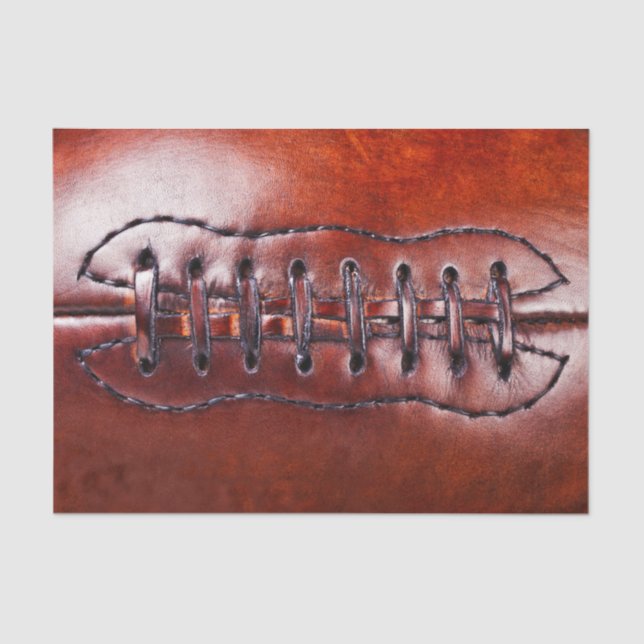 Cool Vintage Football Tissue Paper Gift Wrapping (Front)