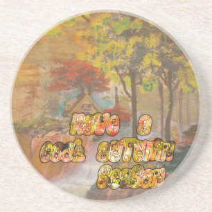 Cool vintage Hakuna Matata Have a cool Autum Seaso Coaster