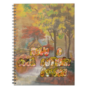Cool vintage Hakuna Matata Have a cool Autum Seaso Notebook