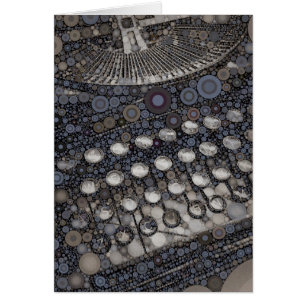 Cool Vintage machine à écrire Design moderne Pop A