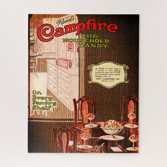 Cool Vintage Magazine Advertising Illustration Jigsaw Puzzle (Vertical)