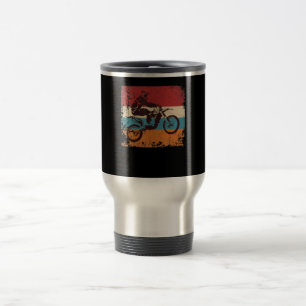 Cool Vintage Motocross Gift For Motorbike Lovers Travel Mug