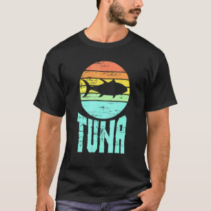 Cool Vintage Tuna Artwork Fishing Tuna Fishermans T-Shirt