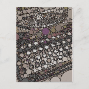 Cool Vintage Typewriter Modern Design Pop Art Postcard