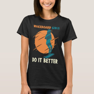 Cool Vintage Wakeboarding Graphic For Wakeboard T-Shirt