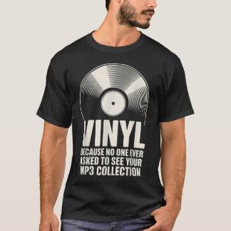 Cool Vinyl Art For Dj Music Lover Vinyl T-Shirt