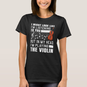 Cool Violin For Men Women Violinist Player Viola C T-Shirt