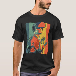 Cool Virtual Reality Art For Men Boys Kids VR Gogg T-Shirt