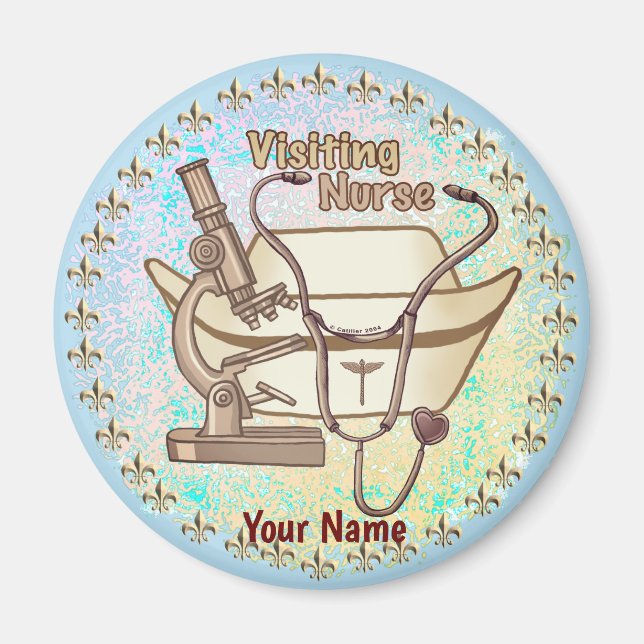 Cool Visiting Nurse magnet  (Front)