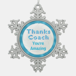 Cool Volleyball Coach Gifts Thanks Coach Ornament