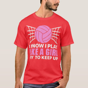 Cool Volleyball For Women Girls Ladies Setter Libe T-Shirt