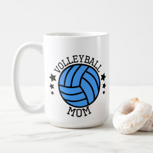 Cool Volleyball Mom word art  Coffee Mug