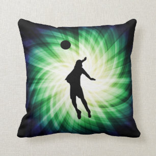 Cool Volleyball Throw Pillow