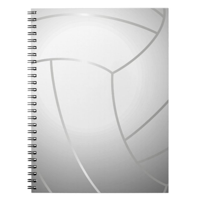 Cool Volleyball (White) Notebook (Front)