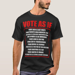 Cool Vote As If Funny Registered Voter Election Da T-Shirt