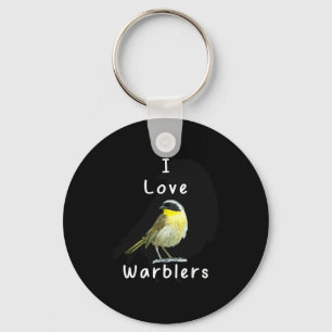 Cool Warbler _ Bird Watchers  Keychain