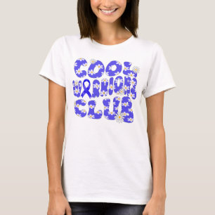 cool warrior club ataxia awareness I wear blue T-Shirt