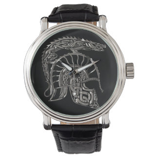 Cool Warrior Metallic Dragon Helmet Watch