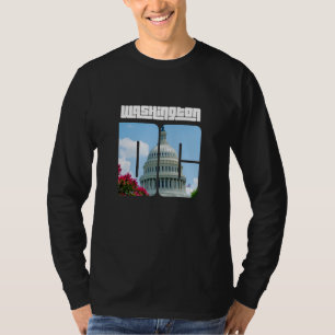 Cool Washington D C with US Capitol T-Shirt