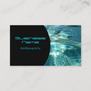 Cool Water Background Business Card 6