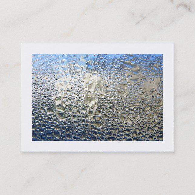 Cool Water II (bordered) Business Card (Front)