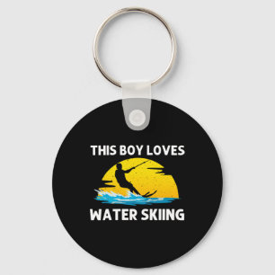 Cool Water Skiing For Boys Girls Ski Sports Skiers Keychain