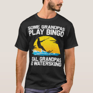 Cool Water Skiing For Grandpa Dad Ski Sports Skier T-Shirt