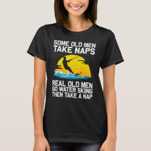 Cool Water Skiing For Men Dad Ski Sports Skiers Sw T-Shirt