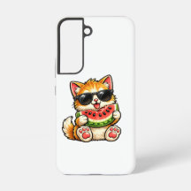Cool Watermelon Cat