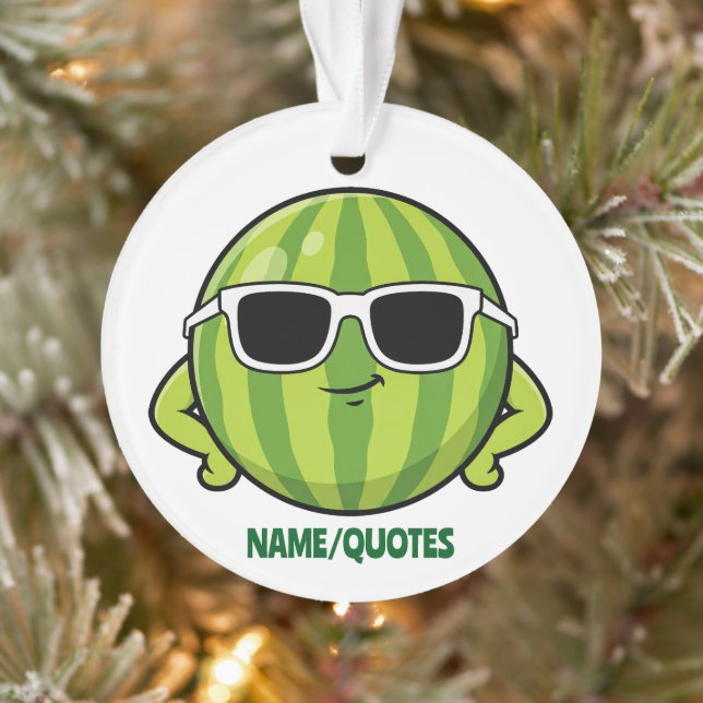 Cool Watermelon Sunglasses Cartoon Graphic (Arbre)