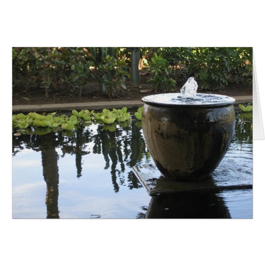 Cool Waters Fountain Card