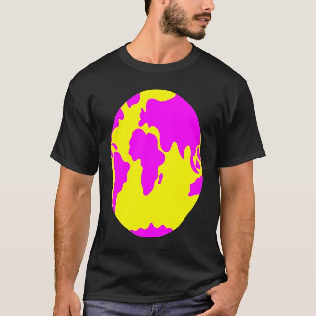 Cool Wear World Map Outfit Graphic Style Tees & Co (Front)
