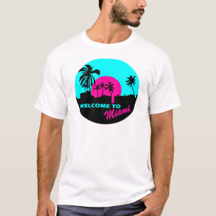 Cool Welcome to Miami design T-Shirt
