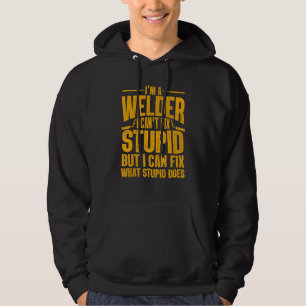 Cool Welding For Men Women Welder Iron Worker Pipe Hoodie