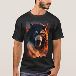 Cool Werewolf Furry Therian Art T-Shirt