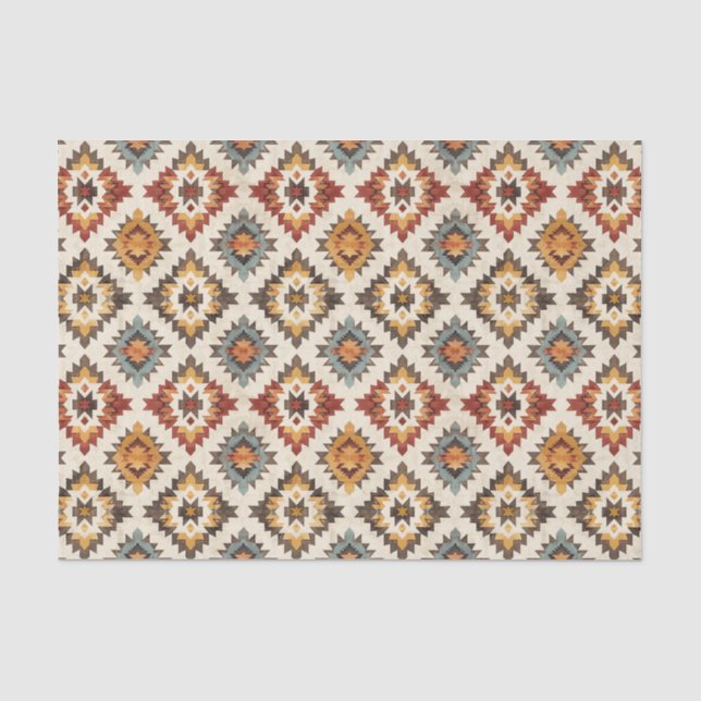 Cool Western lovers pattern decoupage  Tissue Paper (Front)