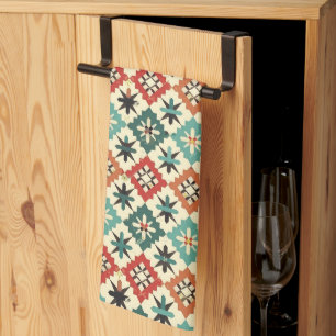 Cool Western tiled pattern  Kitchen Towel