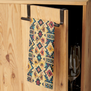 Cool Western tiled pattern  Kitchen Towel