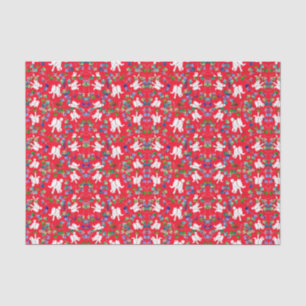 Cool white elephant Christmas gift tissue paper