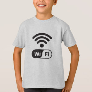 Cool Wi-Fi Signal Graphic Internet T-Shirt