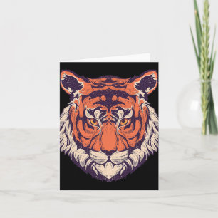 Cool Wild Tiger Tee Shirts, Tiger Fashion Graphic Card
