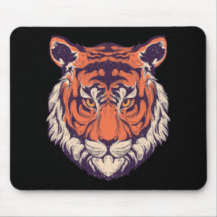Cool Wild Tiger Tee Shirts, Tiger Fashion Graphic Mouse Pad