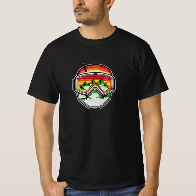 Cool Winter Sports Graphic Tee (Front)