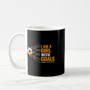 Cool Womens Motivational Goals I Am A Girl With Go Coffee Mug