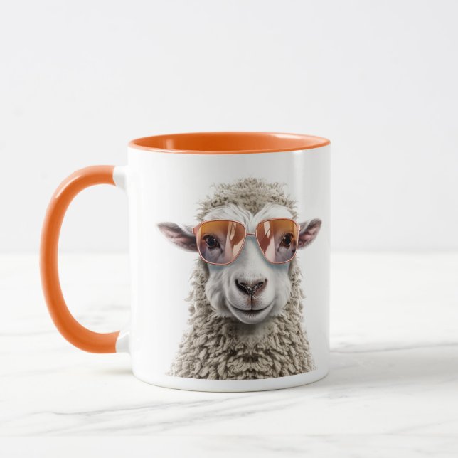 Cool Wool Brew Sheep Mug (Left)