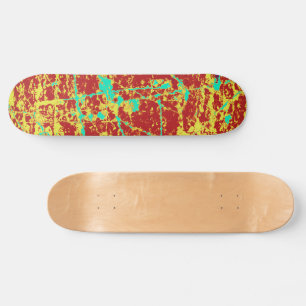 Cool Worn Wall Pattern Skateboard
