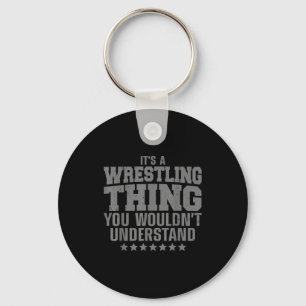 Cool Wrestling Design For Men Women Wrestler Wrest Keychain