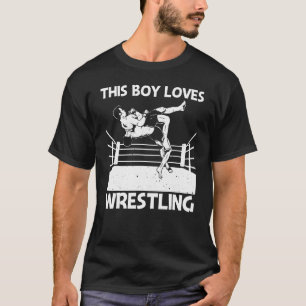 Cool Wrestling For Boys Men Wrestler Wrestling T-Shirt