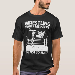 Cool Wrestling For Men Women Wrestler Wrestling Lo T-Shirt